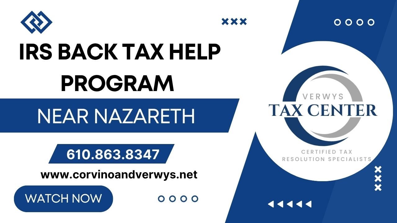 🆘 IRS Back Tax Help Program Near Nazareth #nazareth #windgap #stroudsburg #lehighvalley #allentown