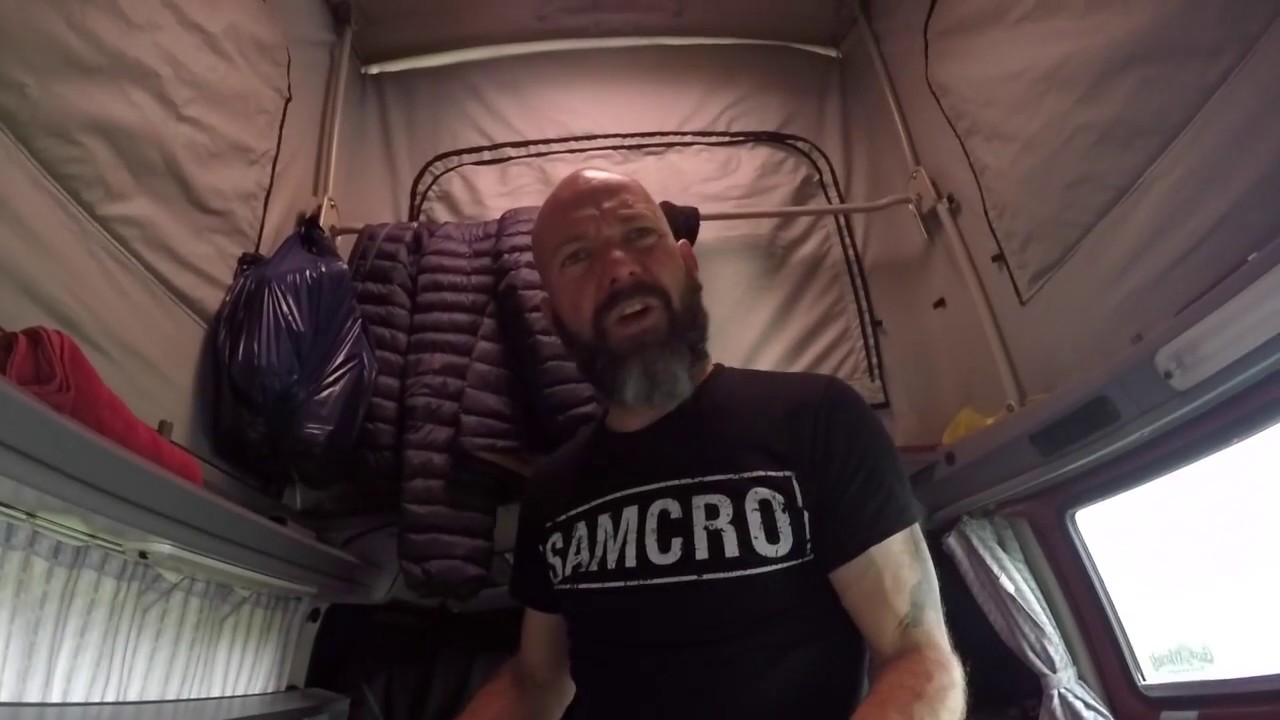 Cooking in a Camper with a Ridge Monkey & Gin