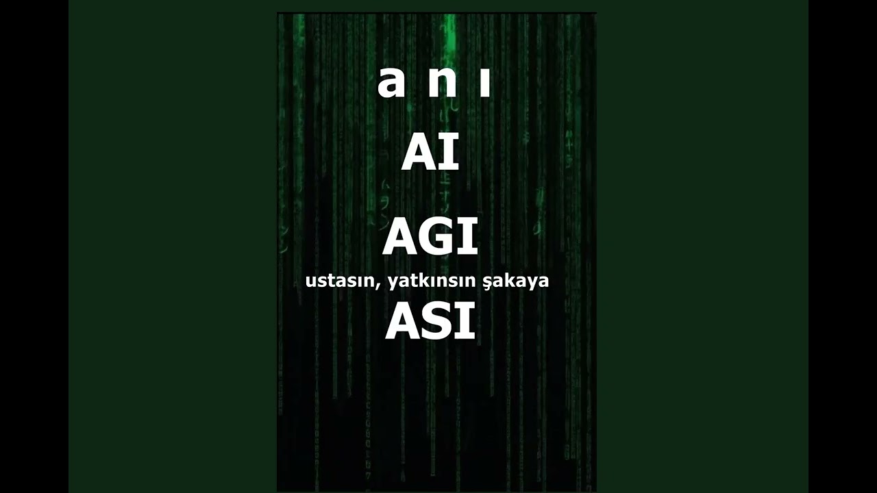 Adaletin bu mu dünya (COVER) Adaletin bu mu AGI, AI, ASI, ANI #AI, #AGI, #ANI, #ASI,