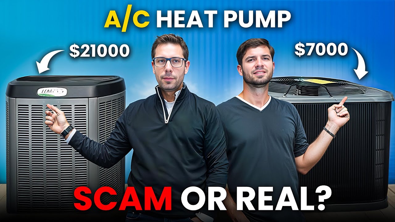 $21k VS $7k Air Conditioner Heat Pump | Scam Or Real | HVAC Review