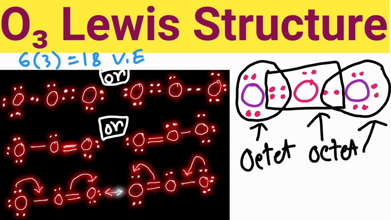 O3 Lewis Structure||Ozone Lewis  Structure||Lewis Dot Structure for O3 ||How to Draw O3 Lewis Struct
