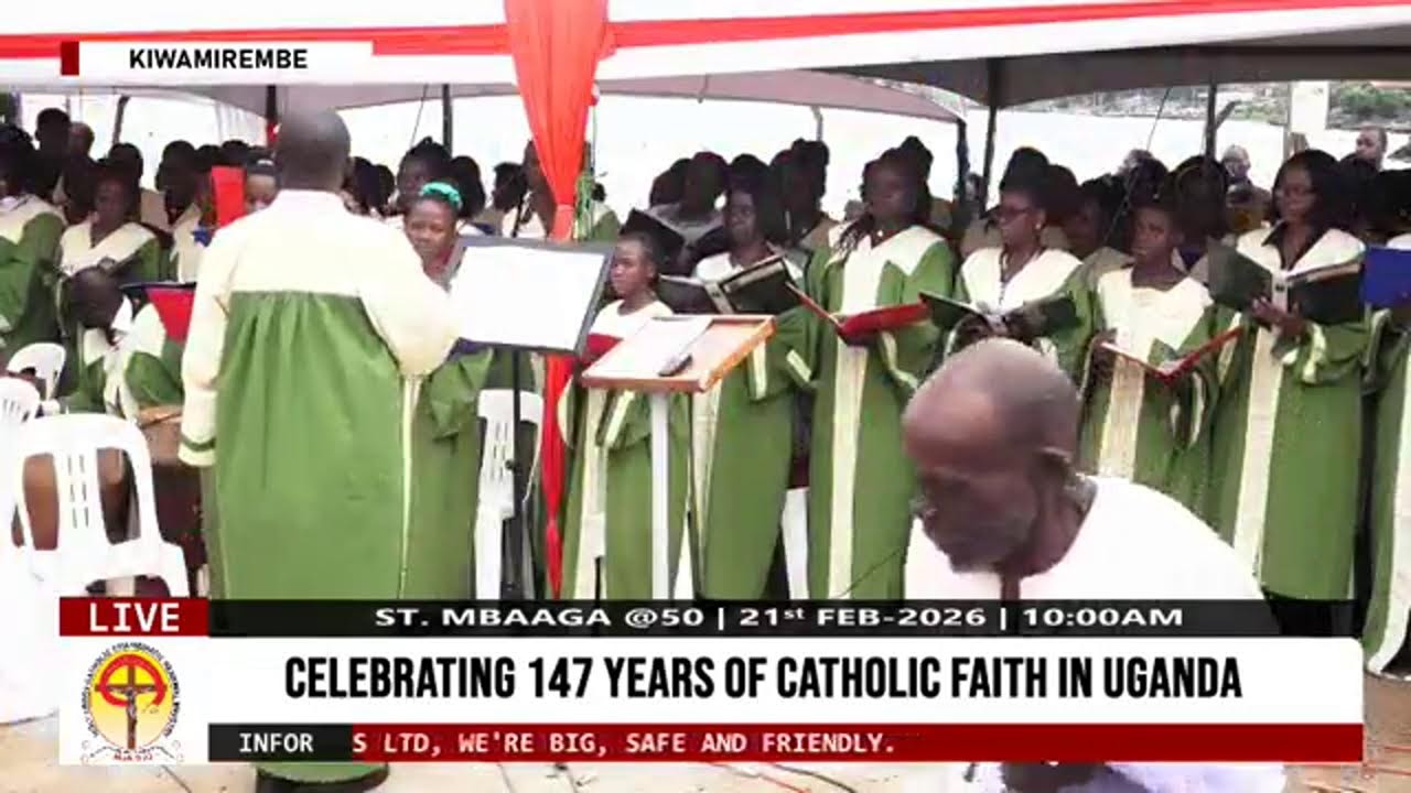 Celebrating 147 years of Catholic faith in Uganda | Kigungu Catholic Church, Entebbe | 17th Feb 2026