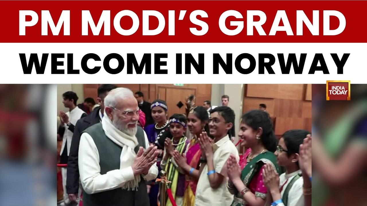India Norway ties: PM Modi Meets Indian Community In Oslo, Norway | World News | India Today News