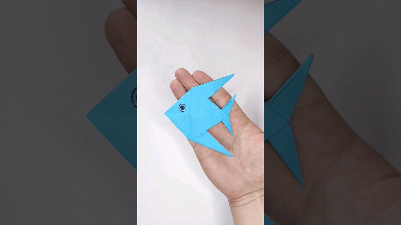 Easy paper fish 🐟 
