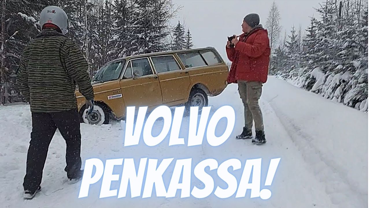 Volvo 145 penkassa! | Piikkipyörien testausta |
