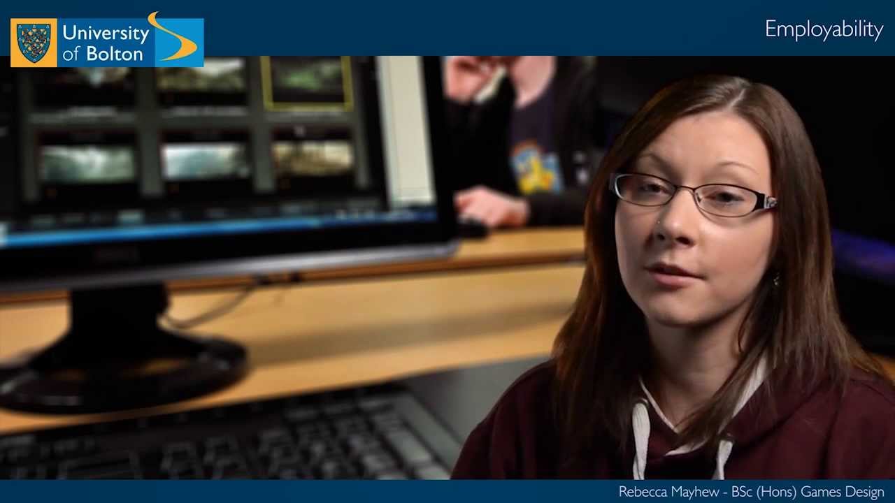 Games Design BSc (Hons) - a student's view - Rebecca Mayhew