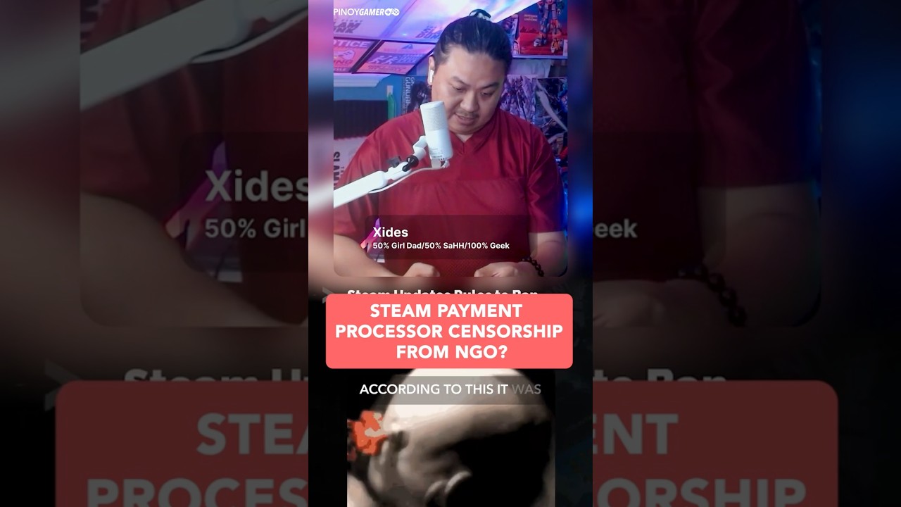 Steam payment processor censorship from NGO? #steam #onlineinteractions #podcast  #shorts #shortsph