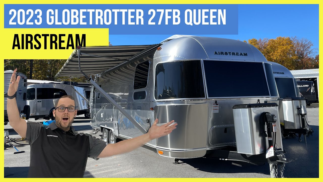 Queen Front Bed | 2023 Airstream Globetrotter 27FBQ