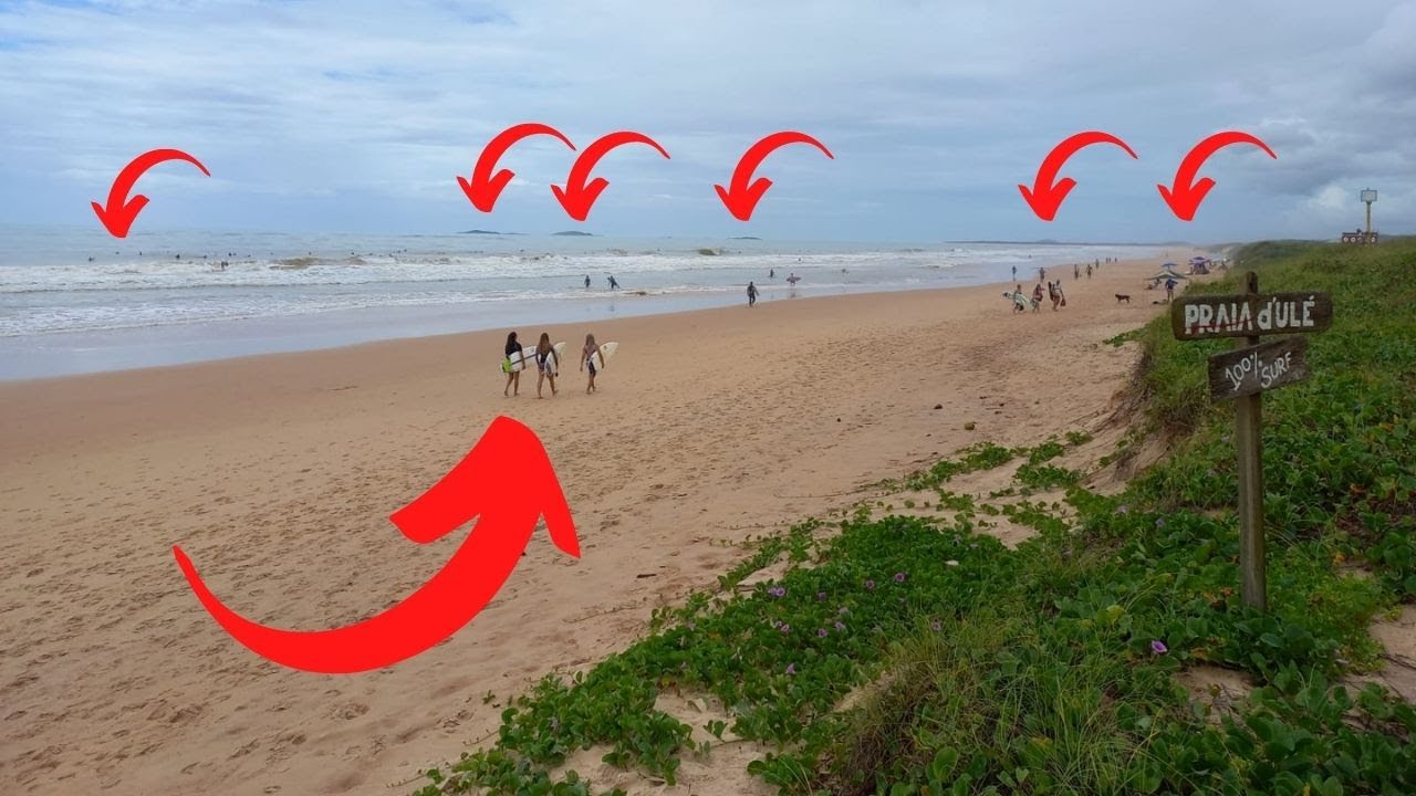Verão: Praia D'ulé ( A praia da Sereia e dos Surfistas)