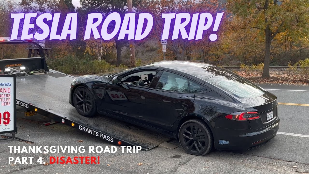 Tesla Model S Road Trip DISASTER! - Thanksgiving Road Trip Day 4 Portland to ?