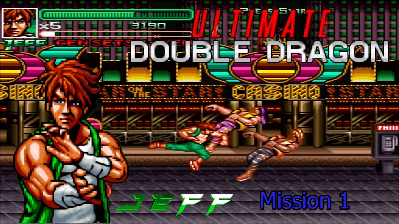 #UltimateDoubleDragon Demo 0.8.16 | Jeff | Mission 1 | 80s-K OST