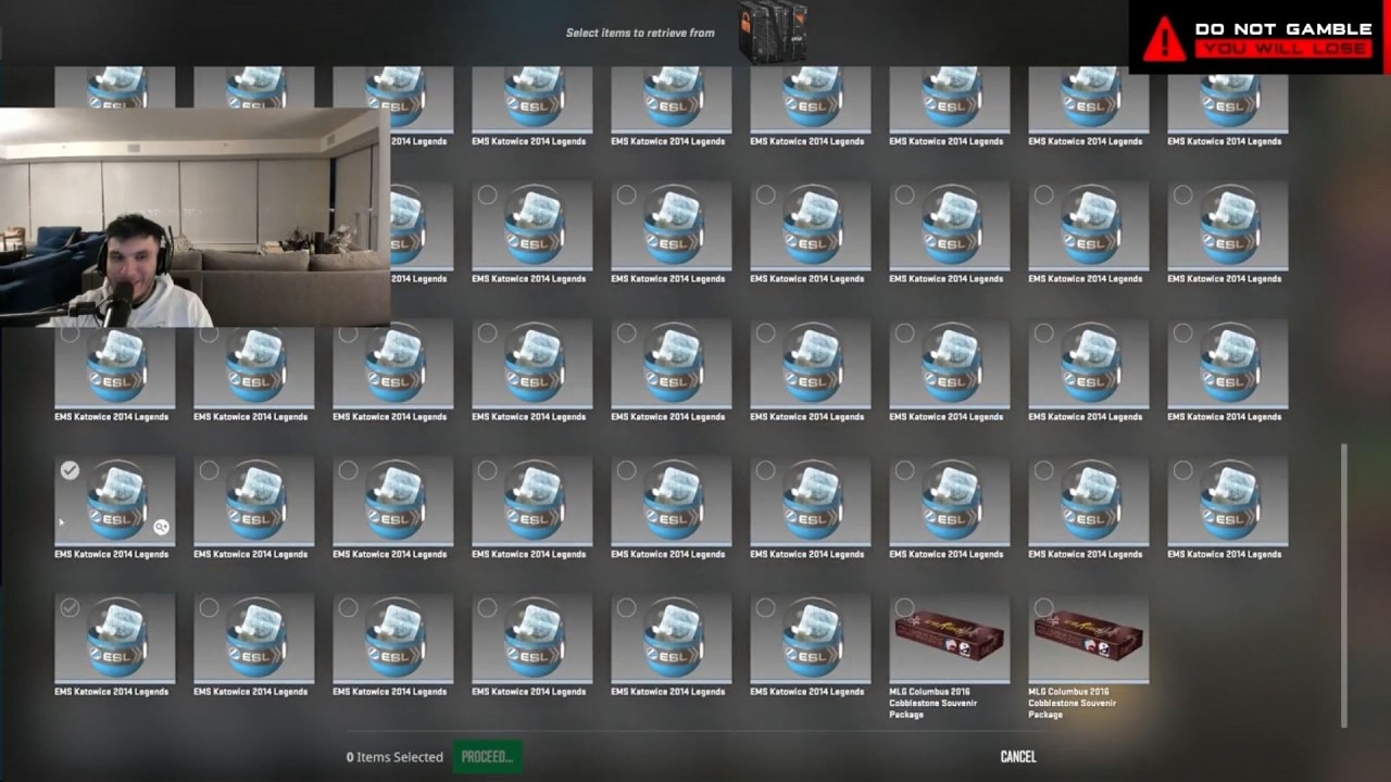 Trainwrecks shows off his insane multi million dollar CS2 skin inventory