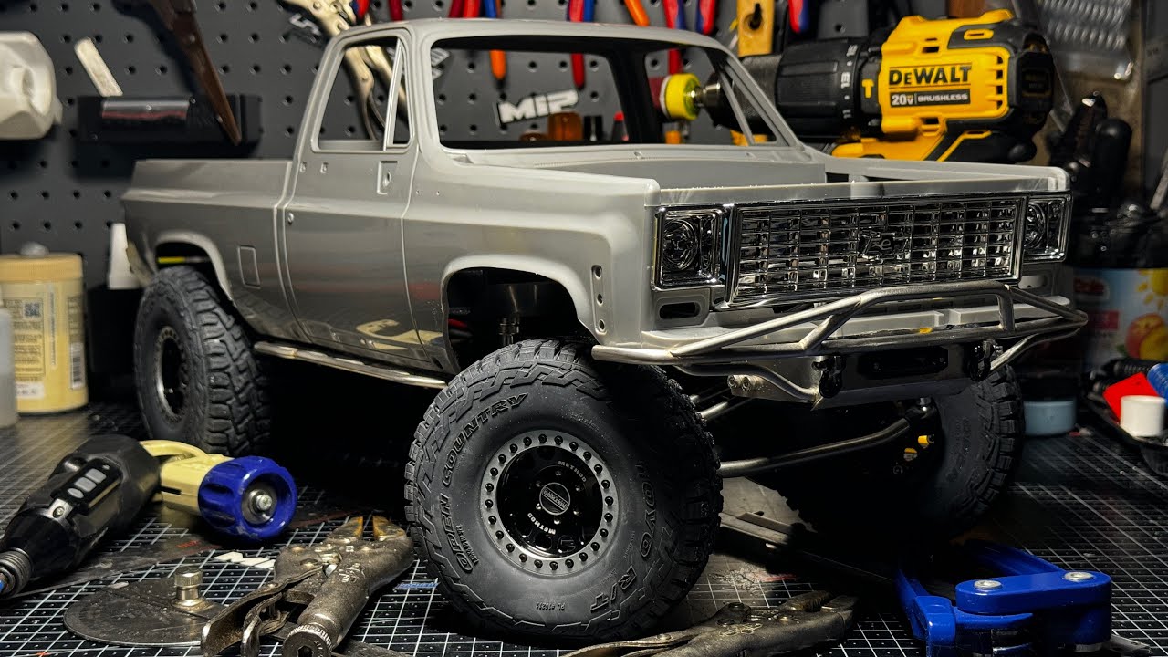 Vanquishproducts Vs4-10pro K10 scottsdale custom build part.2 - Bumpers & rocksliders build