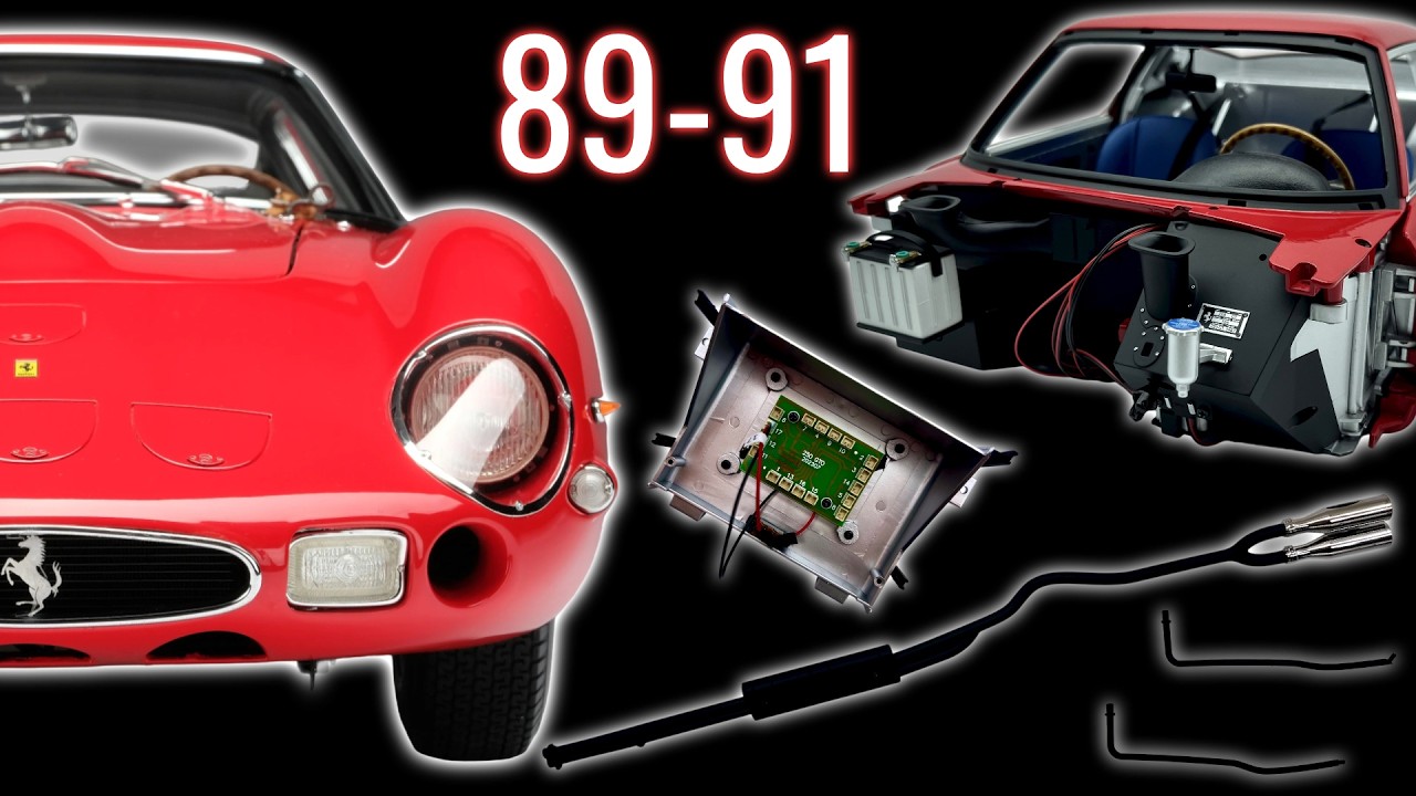 To była ciężka WALKA! Ferrari 250 GTO 1/8 od FIZI Publishing | Części od 89 do 91