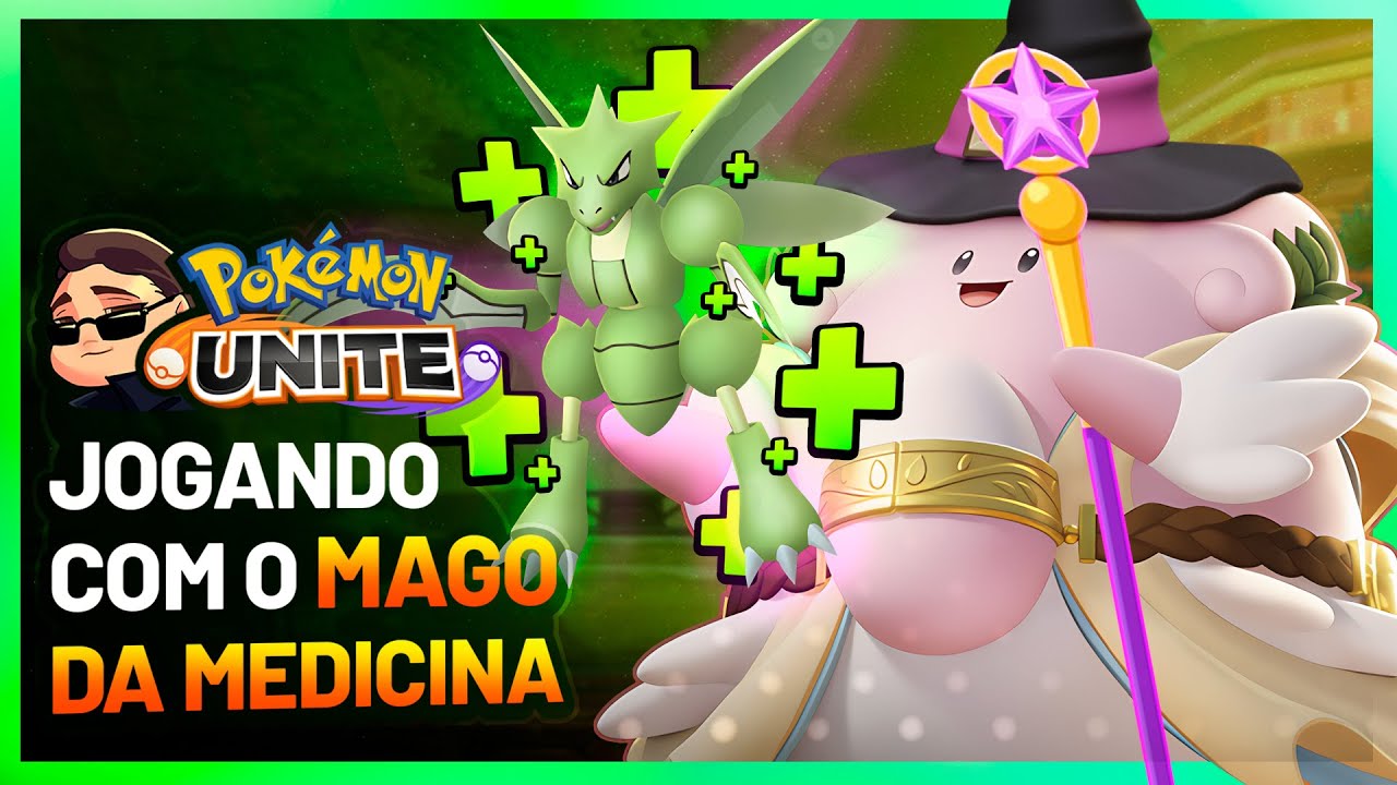 EU AMO JOGAR COM UM SUPORTE NA MINHA COLA! Pokemon Unite Scyther Gameplay