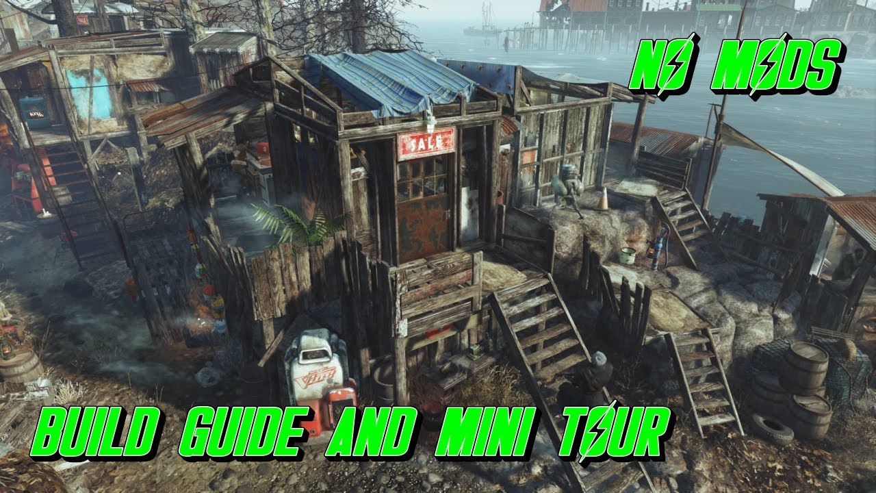 Wasteland Armor Store 15 min build (no mods) FALLOUT 4
