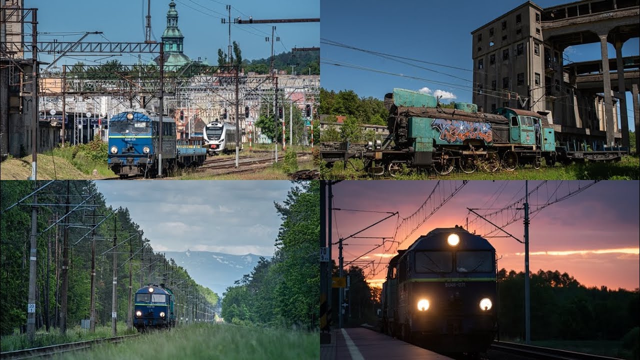 SU46-031 z TKt48-58 do Legnicy | Transport parowozu