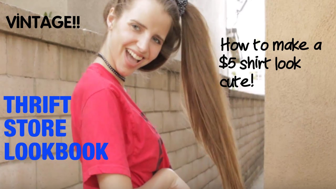 THRIFT STORE LOOKBOOK!! || Morgan Boyd