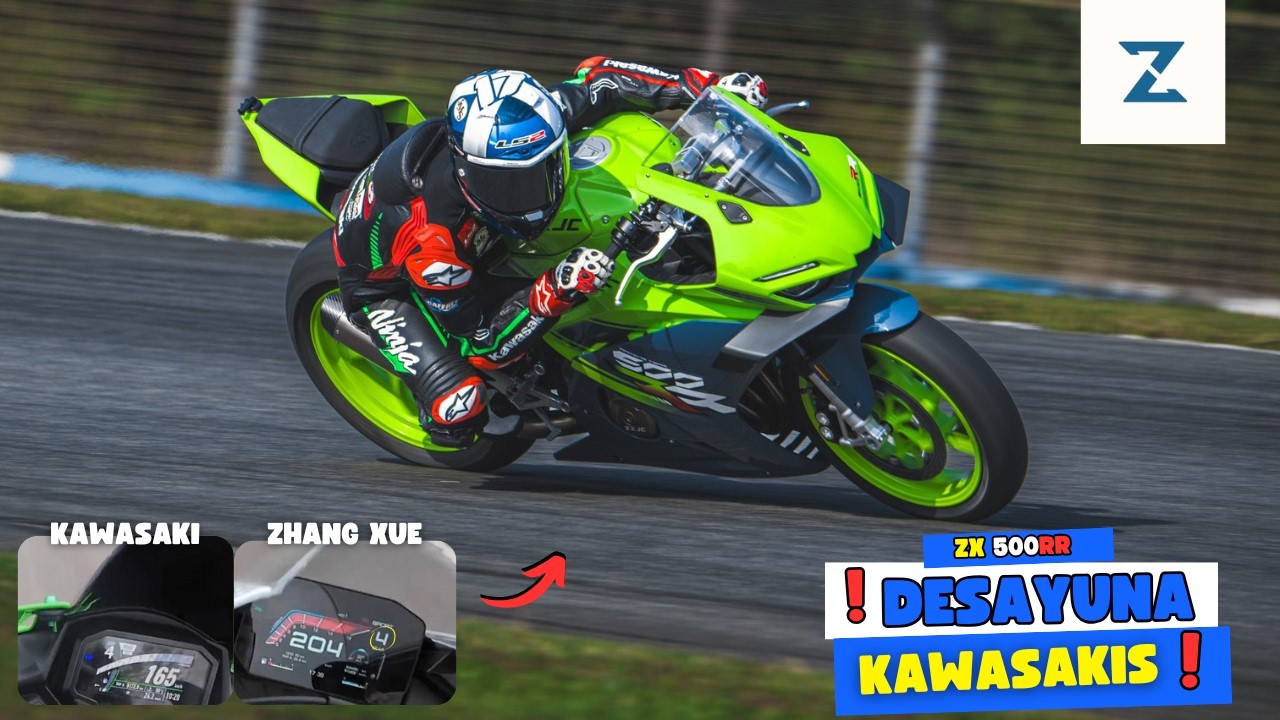 ZHANG XUE 500RR 🔥 | Desayuna Kawasakis 💀 | La mejor del segmento, specs top speed y más!!