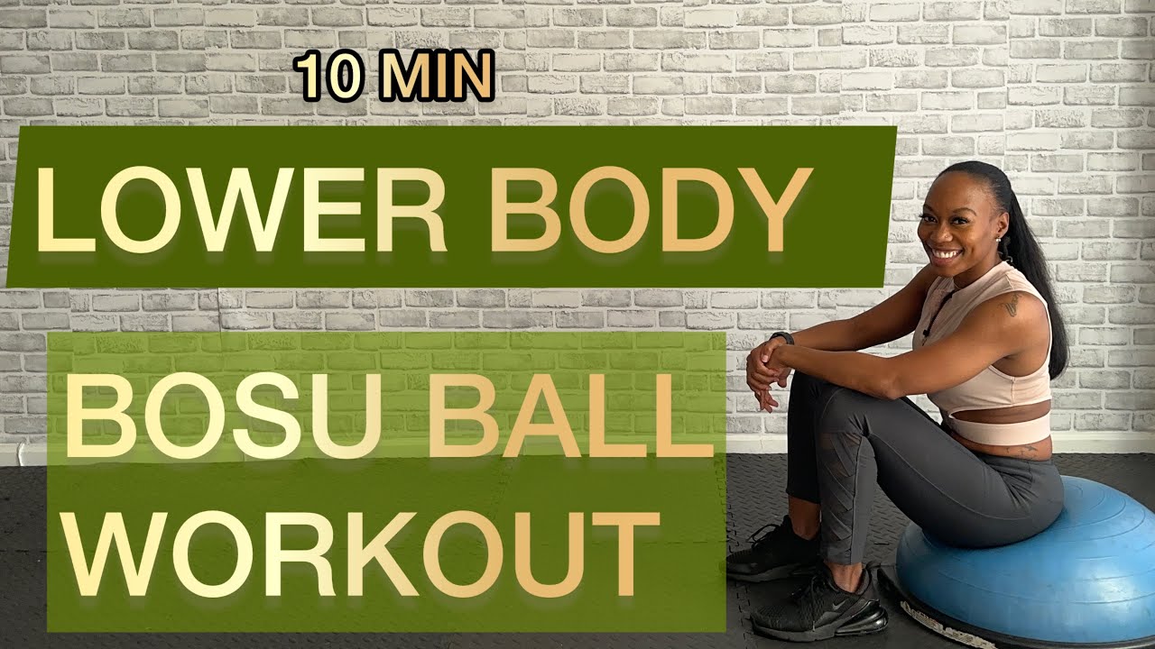 BOSU Ball Leg Workout for Strength and Balance
