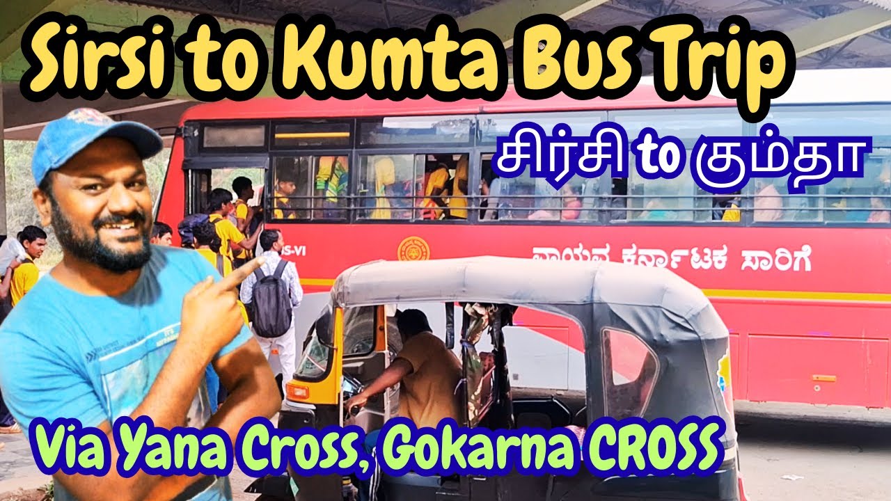 Sirsi to Kumta Bus Trip | Late Evening NWKRTC Bus Travel Via Devimane Ghat Road in Western Ghats