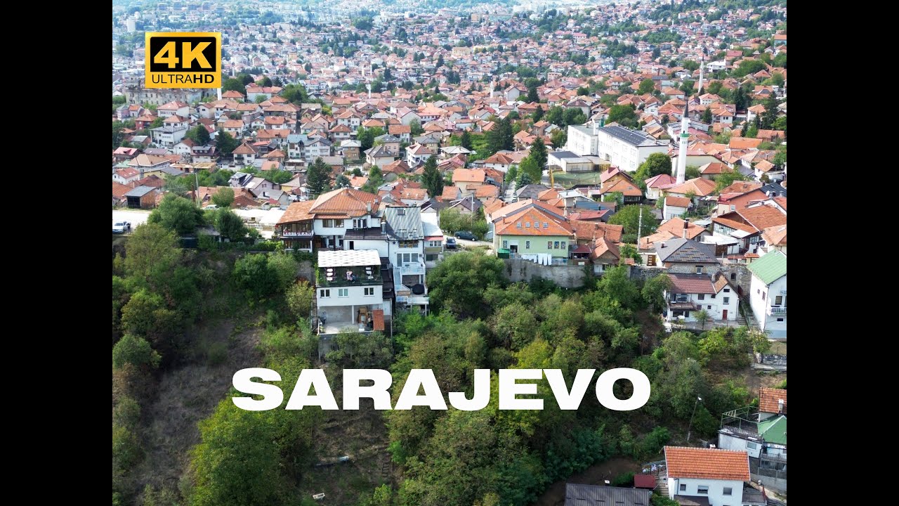 Sarajevo Stari Grad / Vratnik / 4K dron.