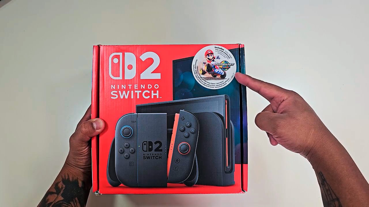 Switch 2 + Mario kart Unboxing en español 2025