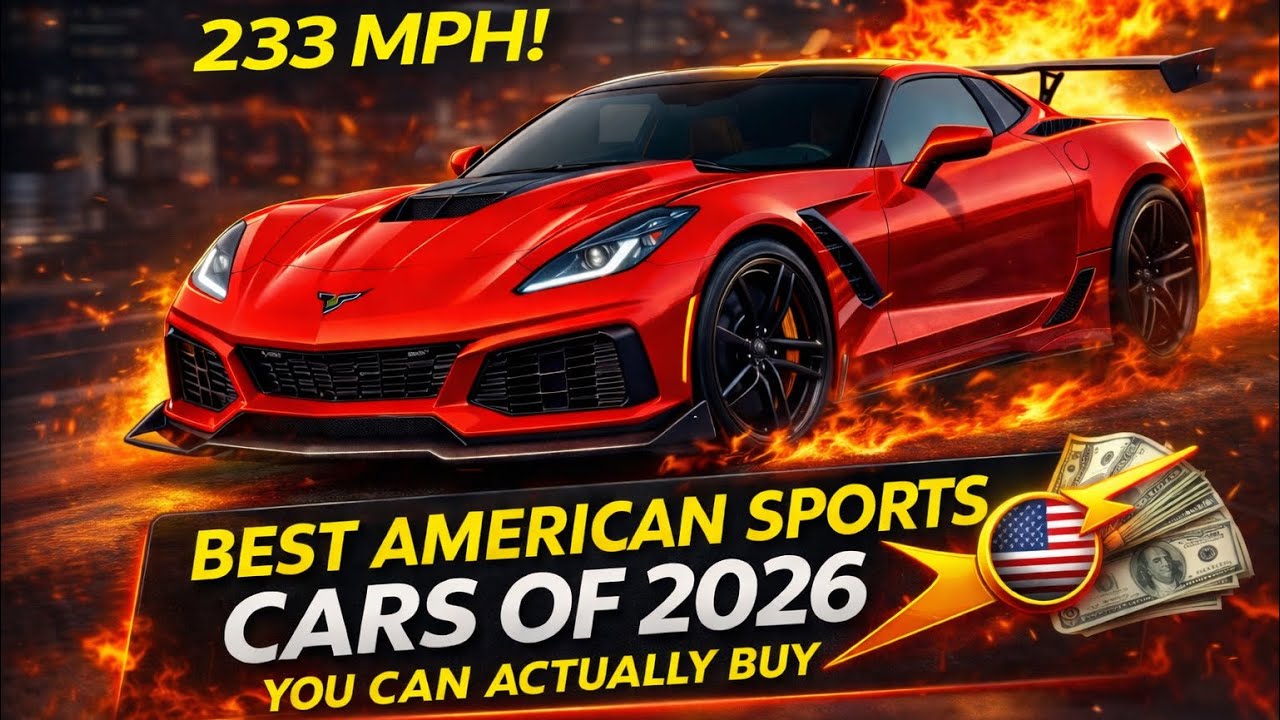 Best American Sports Cars of 2026 You Can Actually Buy