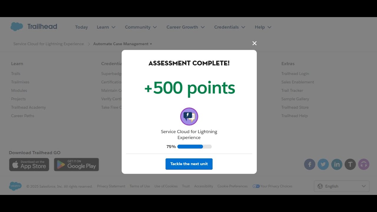 Automate Case Management in Service Cloud | Lightning Experience | Trailhead Salesforce 2025 ⚡