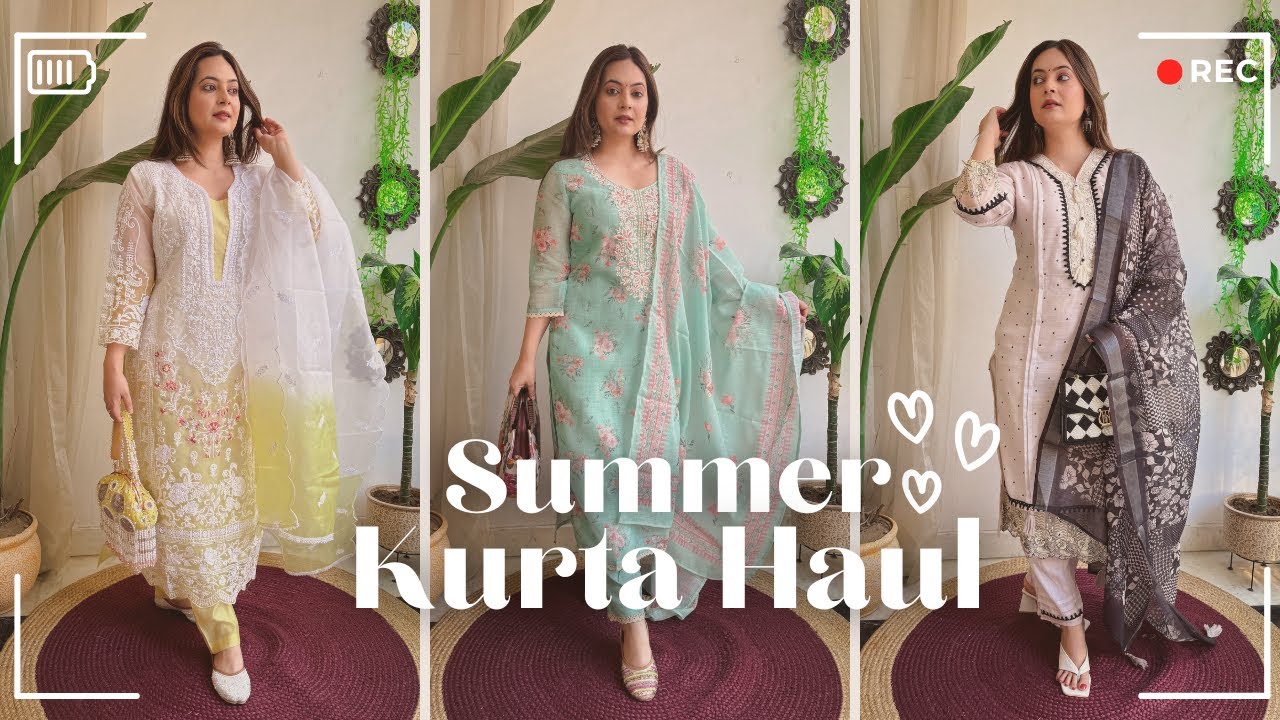 Amazon Summer Party Wear Kurta Set with Dupatta Haul | Comfy & Elegant Ethnic Wear | Mahima Giri