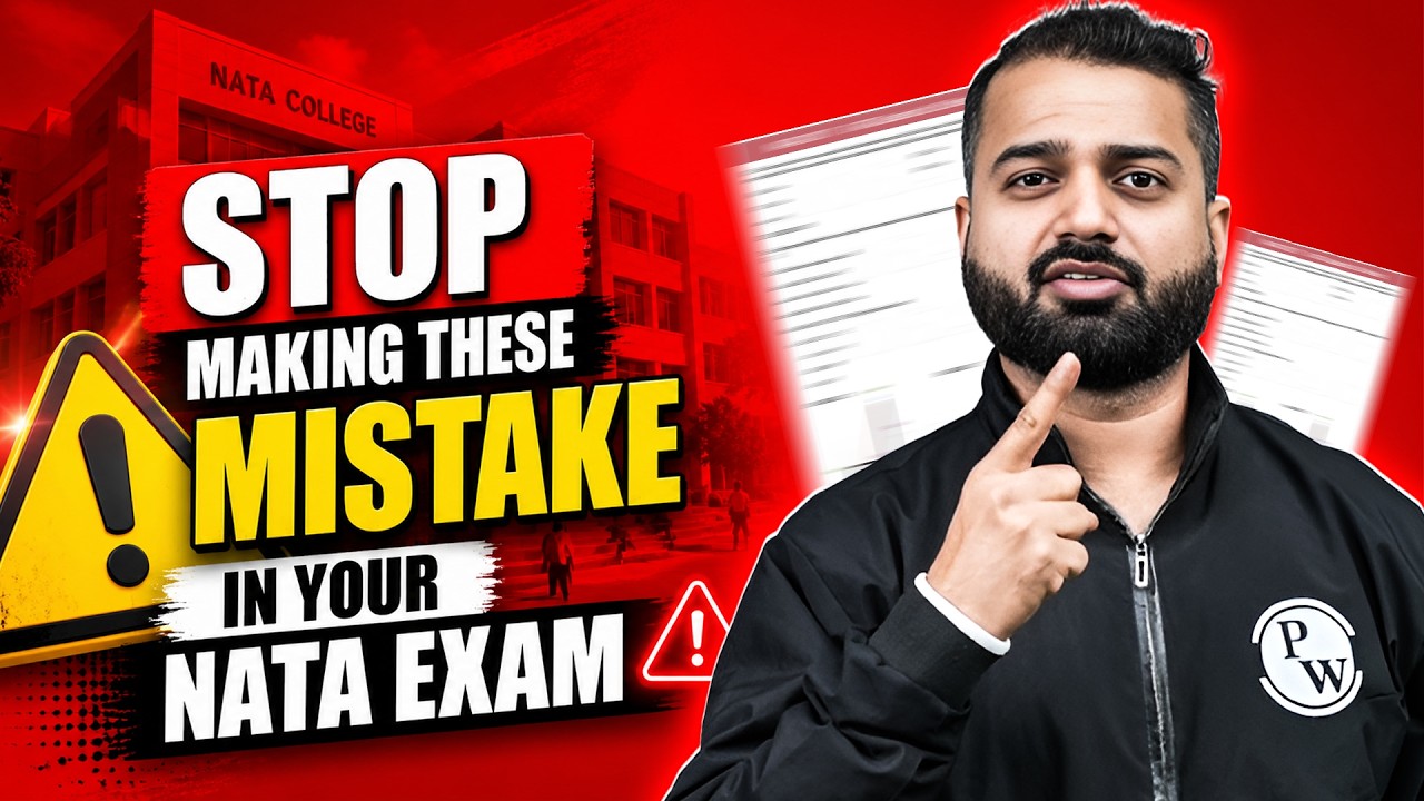Top Mistakes to Avoid in NATA Exam 2026 | Time Management & Strategy