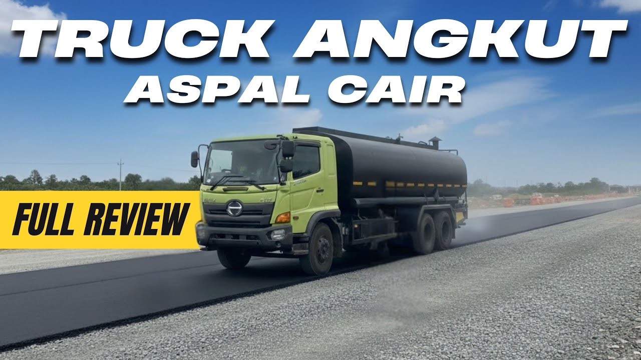 Review Truck Aspal Cair Karoseri UT2000: Spesifikasi Tangki & Fitur Canggih!