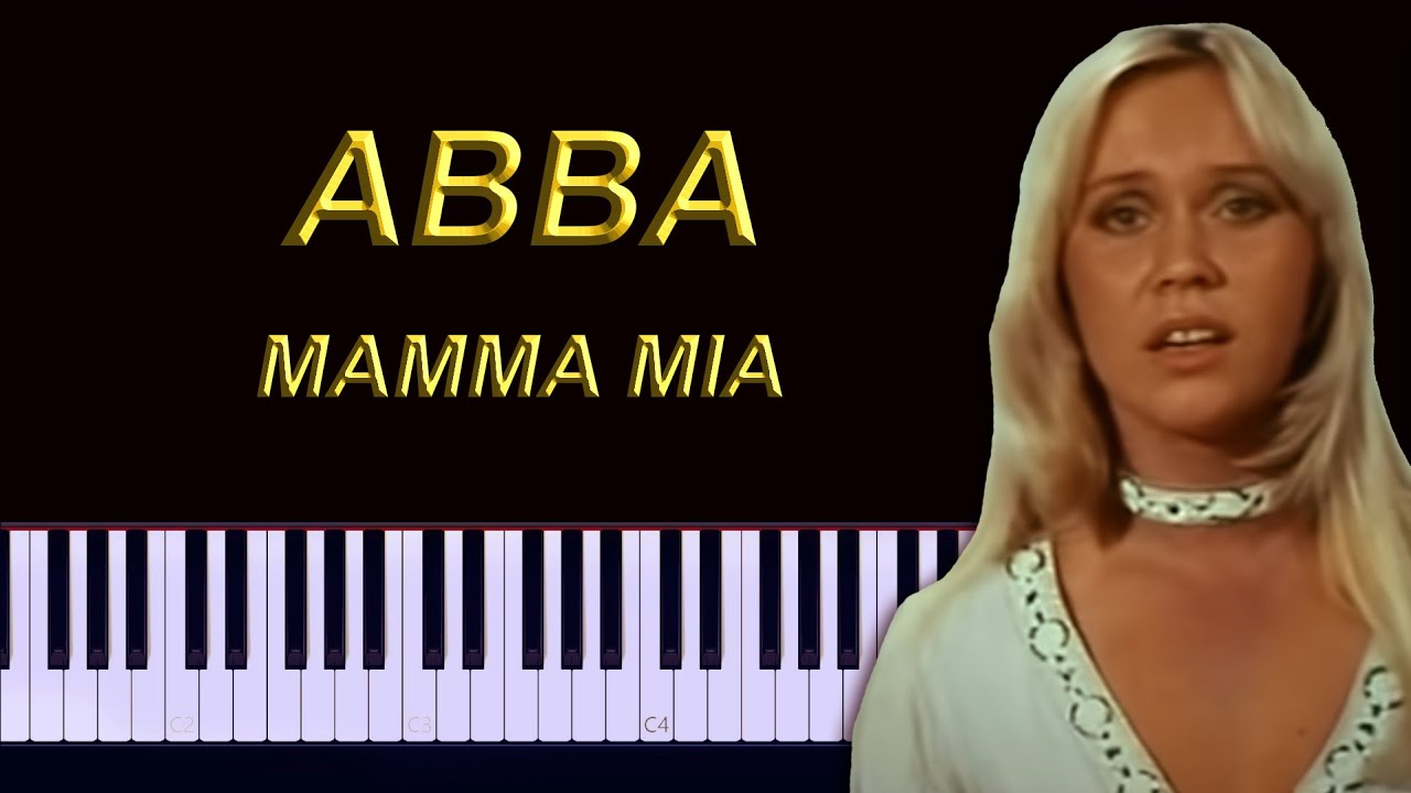 ABBA - Mamma Mia Piano Tutorial