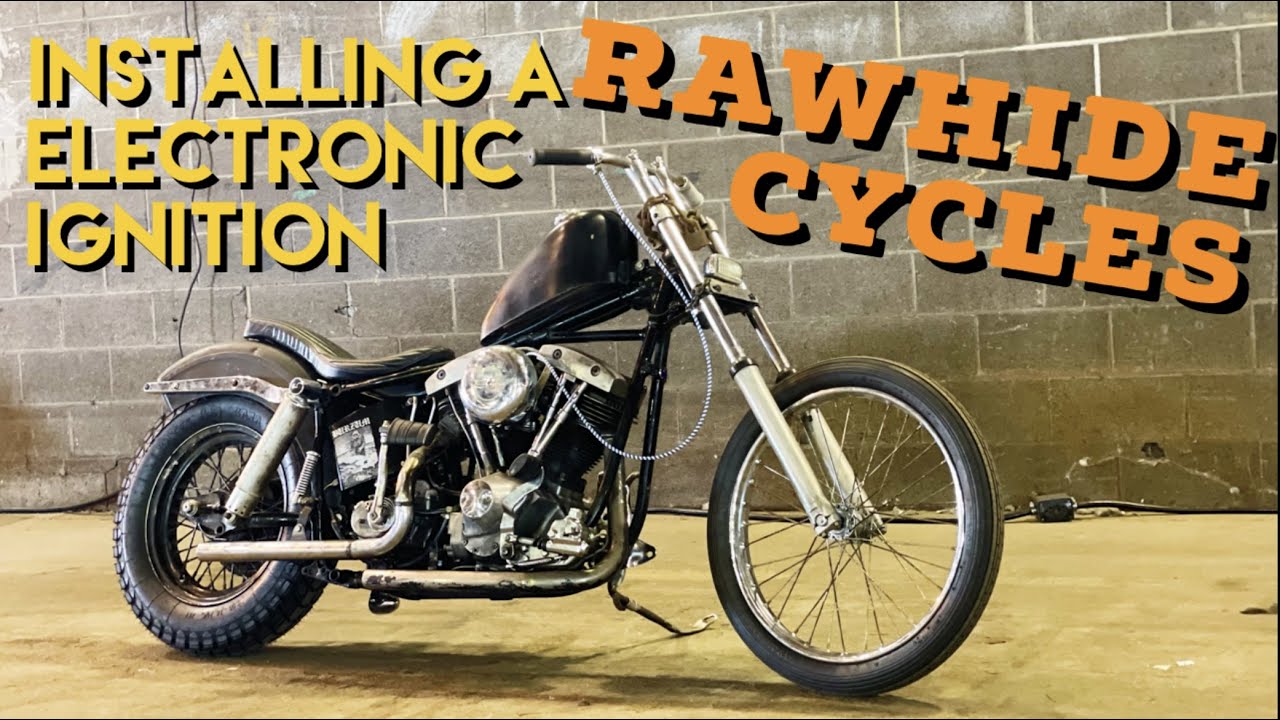 Rawhide Cycles Electronic Ignition Installed on a H-D Shovelhead!