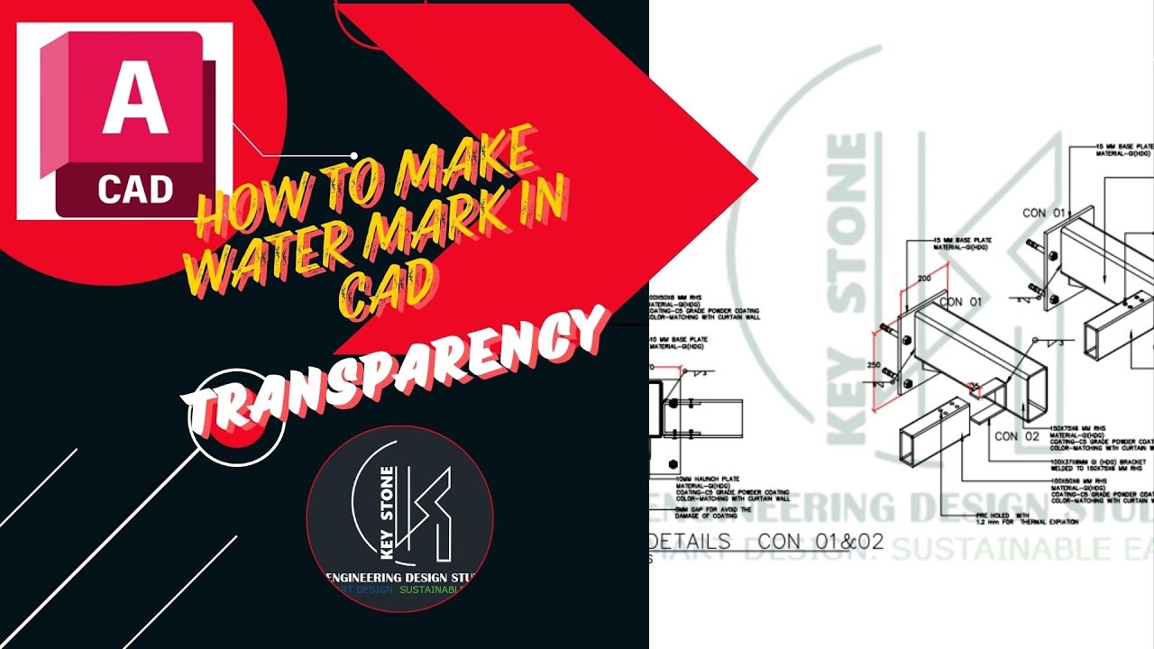 🎥 How to Add a Watermark in AutoCAD Print | Step-by-Step Tutorial