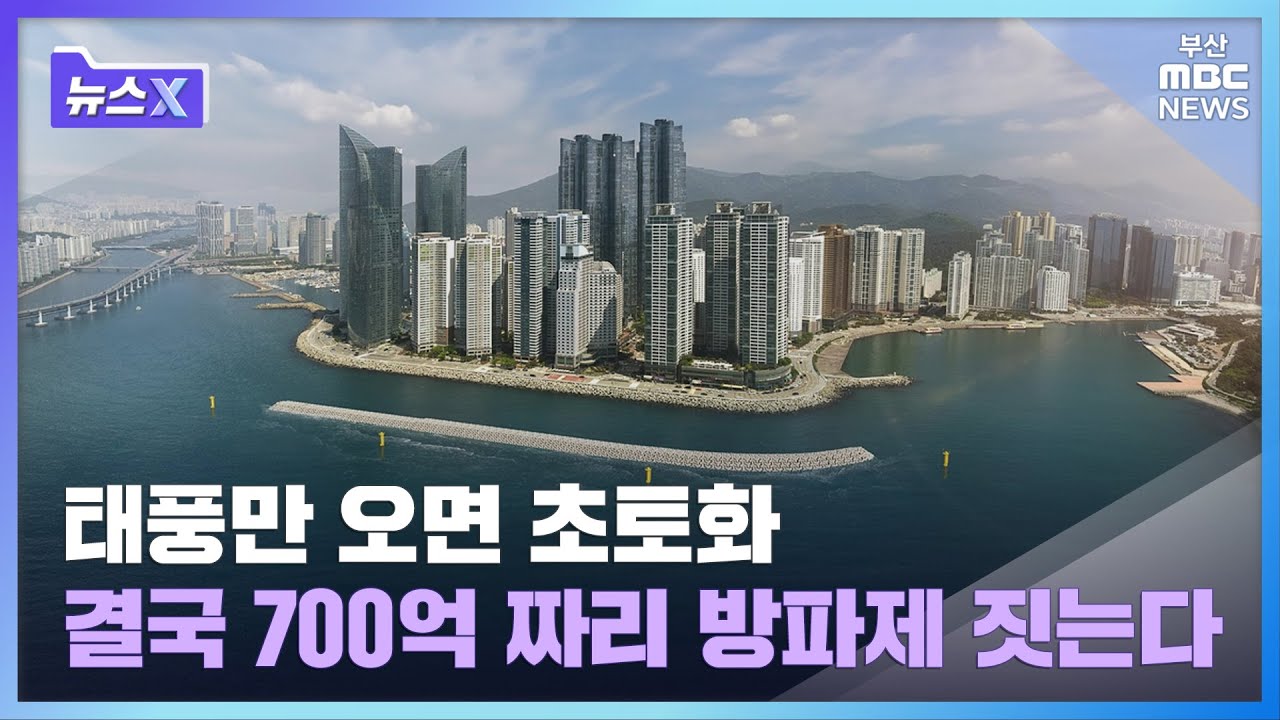 [뉴스X] 태풍에 속수무책 마린시티, 8년 논란 총정리