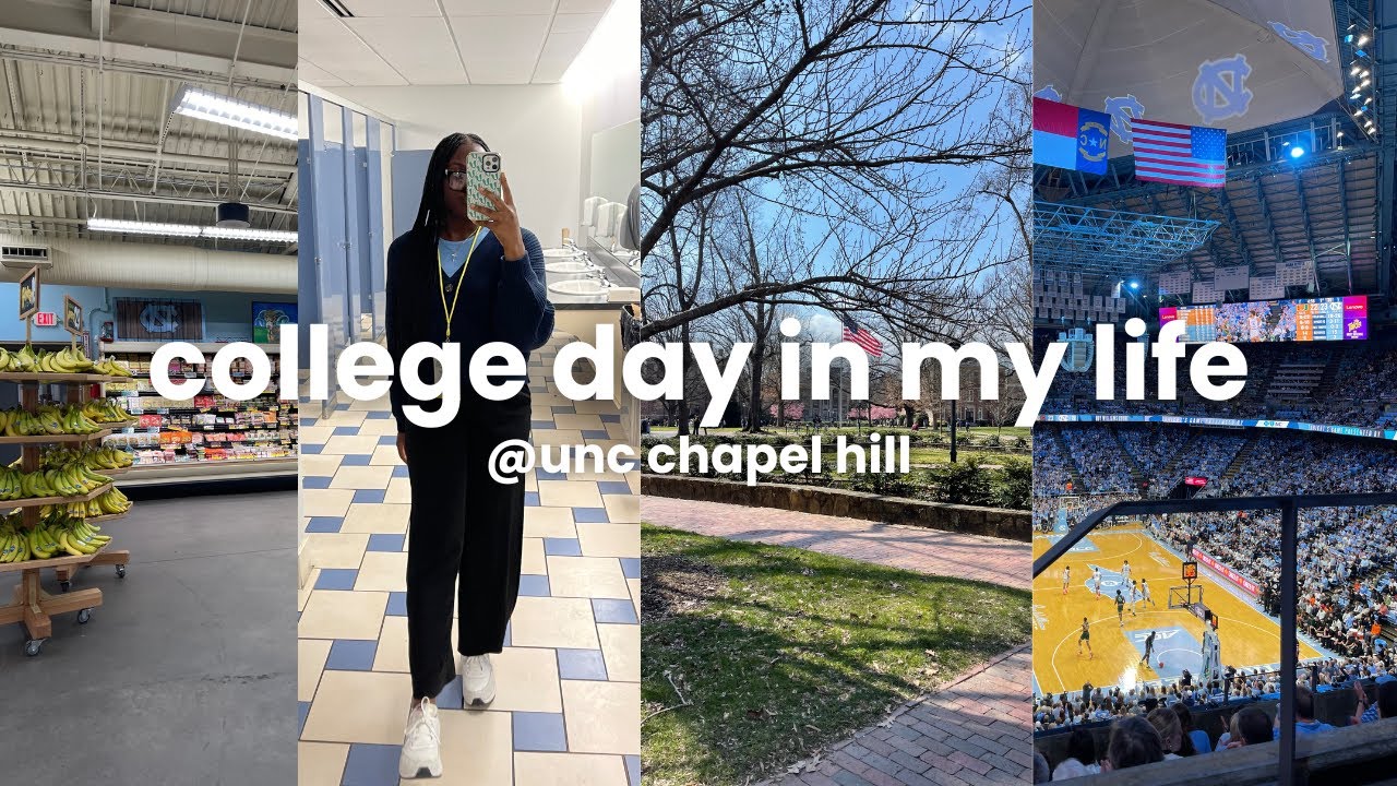 college day in my life @unc chapel hill | major life updates, productive vlog, basketball game