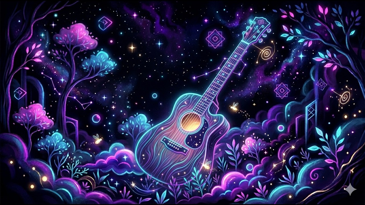 🔴Deep Sleep Acoustic Guitar 💤 Minimalist Zen for Insomnia & Baby Sleep
