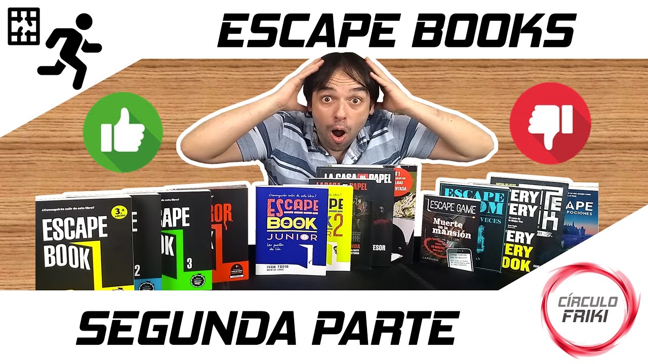 ⭕📕📖ESCAPE BOOK📖📕: libros basados en los Escape Room (segunda parte)