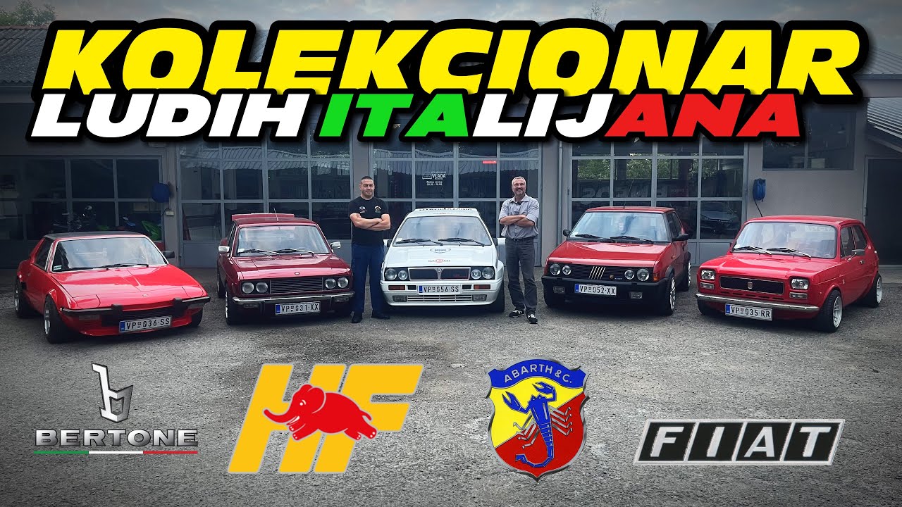 KOLEKCIJA RETKIH ITALIJANA: Bertone X1/9; HF INTEGRALE; RITMO ABARTH 125 TC...