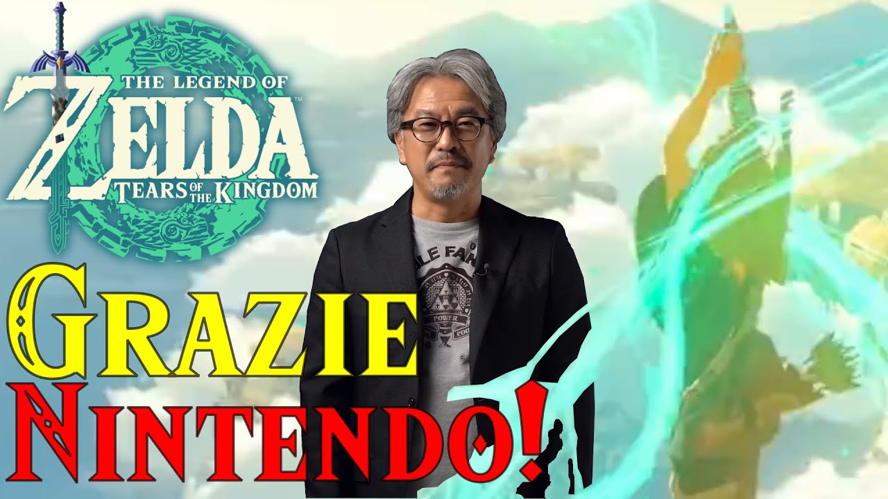 Il GAMEPLAY di Zelda TEARS OF THE KINGDOM sarà bellissimo! 😍 Link trapassa il terreno!!!