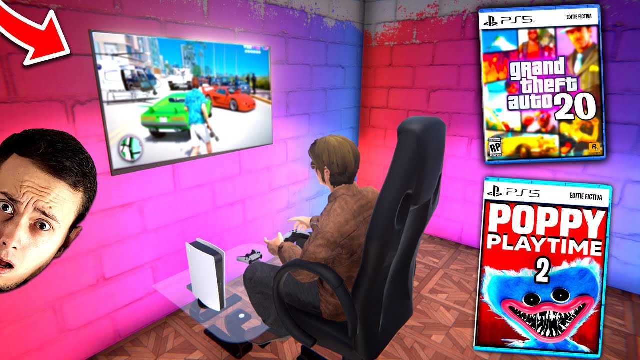 SALA MEA de GAMING! GTA 20 si Poppy Playtime 2, EP 4