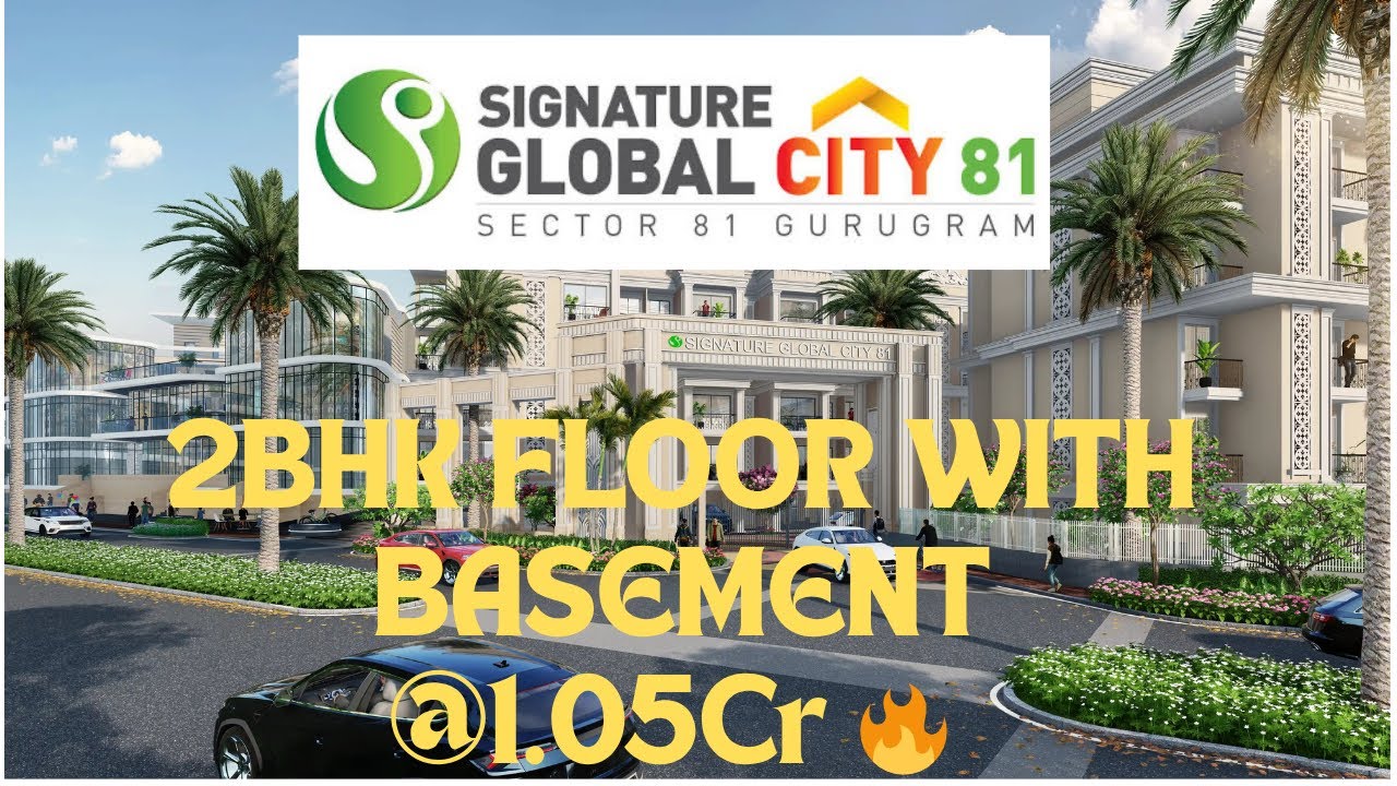 SG CITY 81 | 2bhk floor with basement | 📞 8860230287