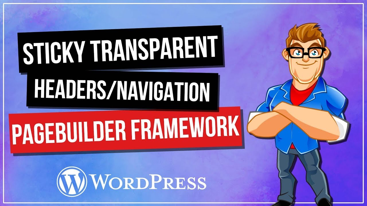 WordPress Transparent Sticky Headers
