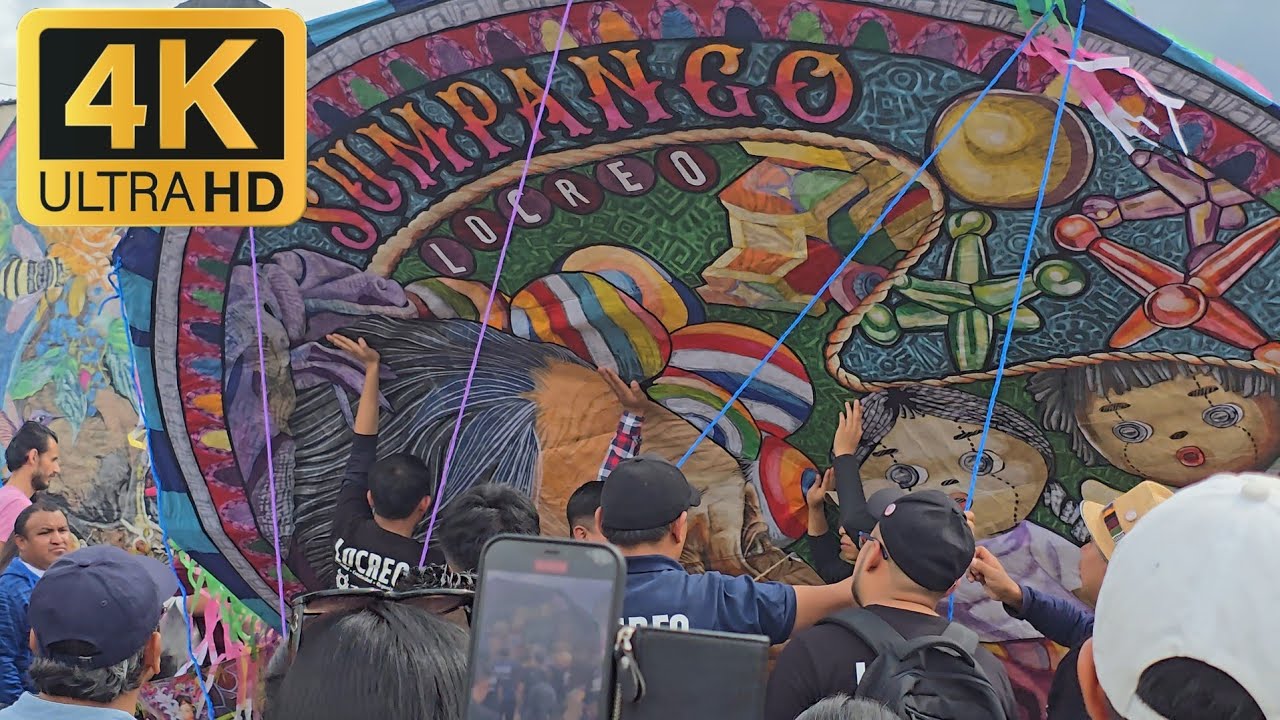 IMPRESIONANTE | BARRILETES DE SUMPANGO 2024 | Recorrido por el festival de barriletes gigantes
