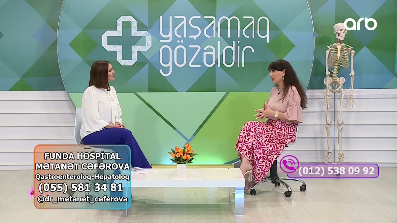 Yaşamaq gözəldir | Mətanət Cəfərova | Qaraciyər xəstəlikləri | 21.06.2023