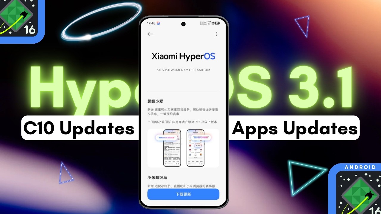 HyperOS 3.1 C10 Updates Released: Install New Apps In Xiaomi, REDMI and POCO Devices