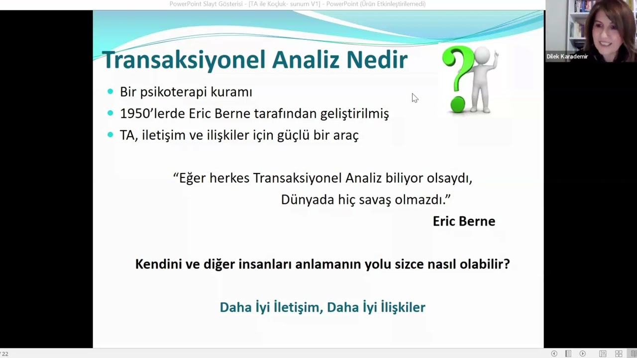 Transaksiyonel Analiz ile Koçluk Yolculuğu