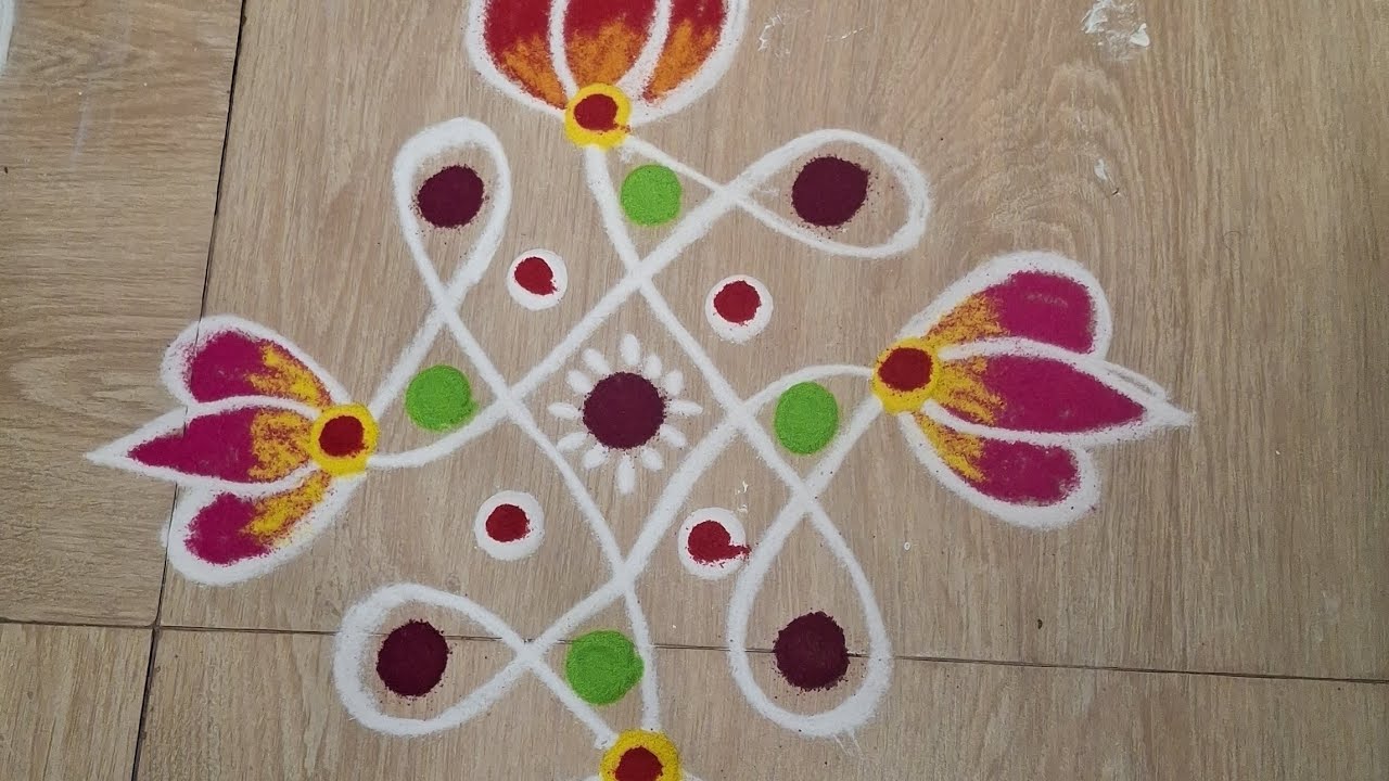 आजची सुबक रांगोळी llrangoliartllrangolidesignllrangoliradiance 