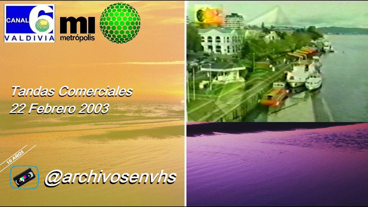 Tandas Comerciales ATV Canal 6 Valdivia - Febrero 2003